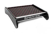 Mercedes Sprinter W907/W910 2018- гг. Полка на панель (Черная с красной строчкой) фото 1