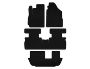 Текстильные коврики Premium (2 ряда, Черный) фото 1