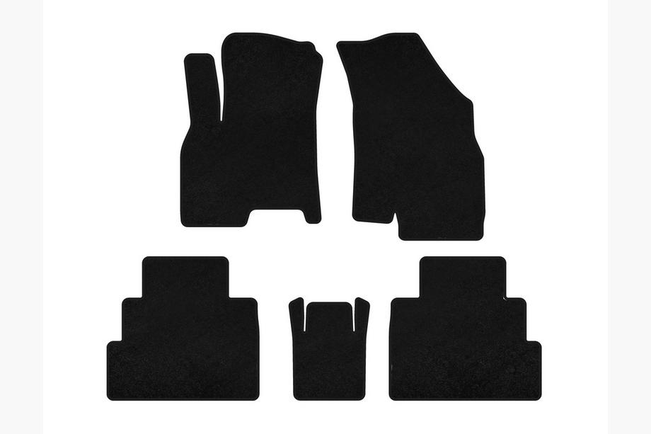 Chery Tiggo 7 2020- гг. Текстильные коврики Premium (Черный) Image