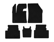 Citroen C5 Aircross 2017- гг. Текстильные коврики Premium (Педаль газа с пола, Черный) фото 2