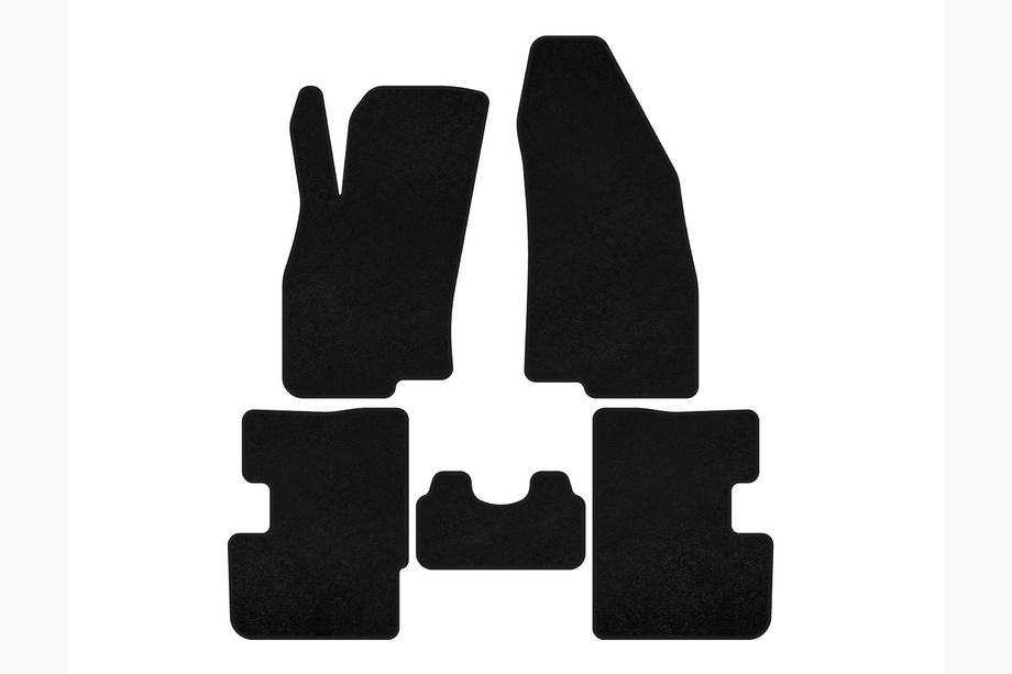 Текстильные коврики Premium (2011-2018, HB, 3-дверный, Черный) Image