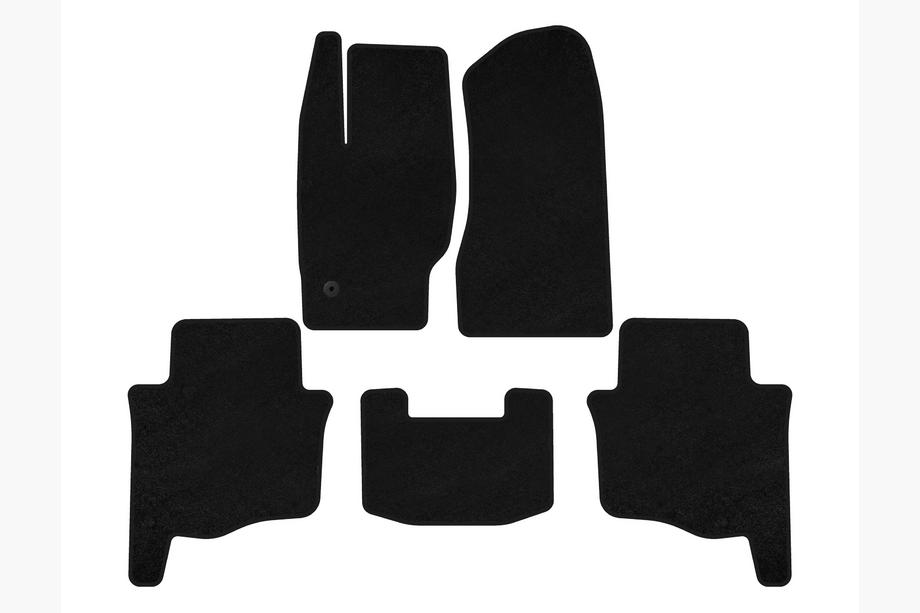 Jeep Grand Cherokee WK 2004-2010 гг. Текстильные коврики Premium (Черный) Фото 1