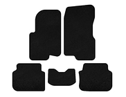 Smart 1998-2007 гг. Текстильные коврики Premium (2003-2007, Forfour, черные) фото 1