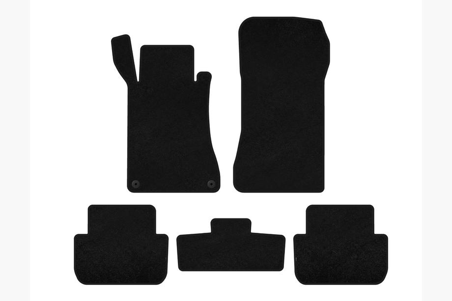 Текстильные коврики Premium (Купе, Черный) Image