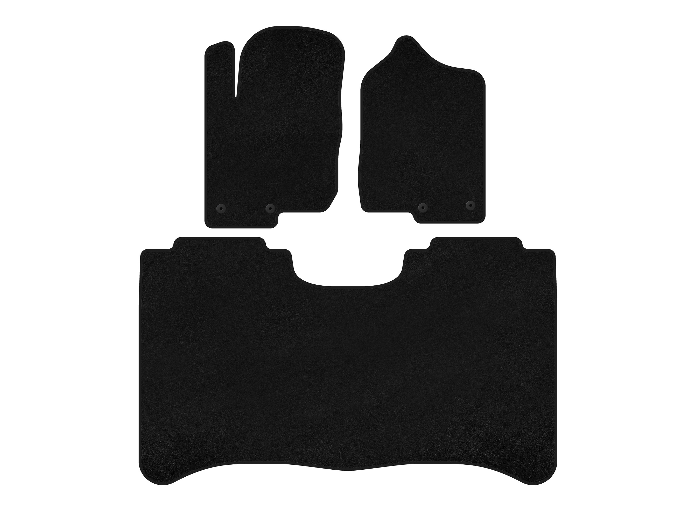 Килимки текстильні Premium (чорні) для Nissan Titan 2004-2011 рр - фото 1