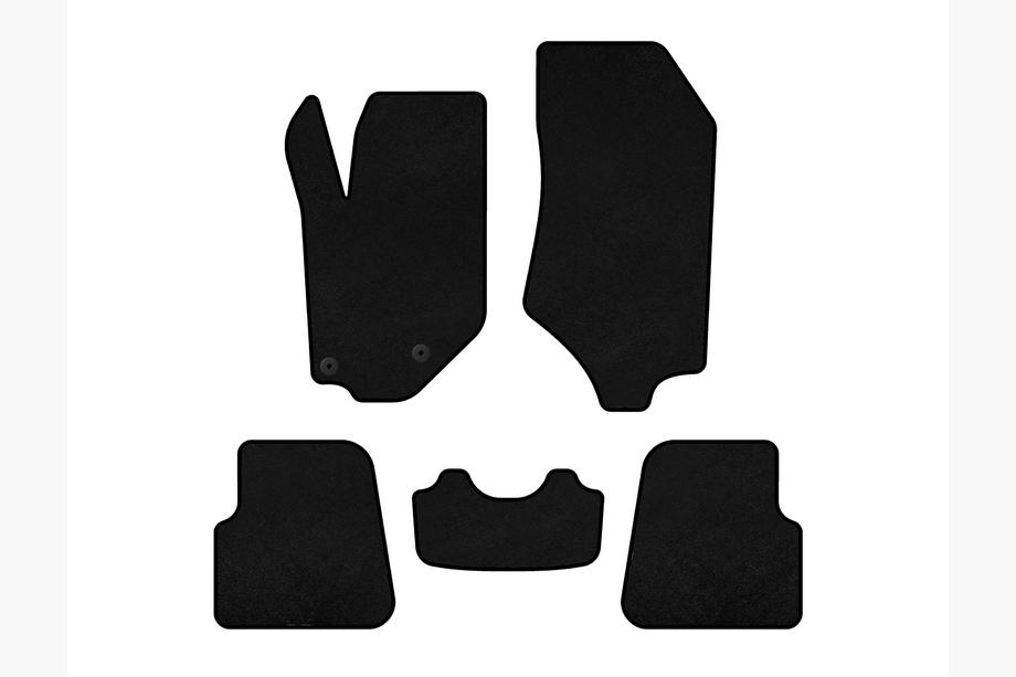 Текстильные коврики Premium (HB, 5-дверный, Черный) Image