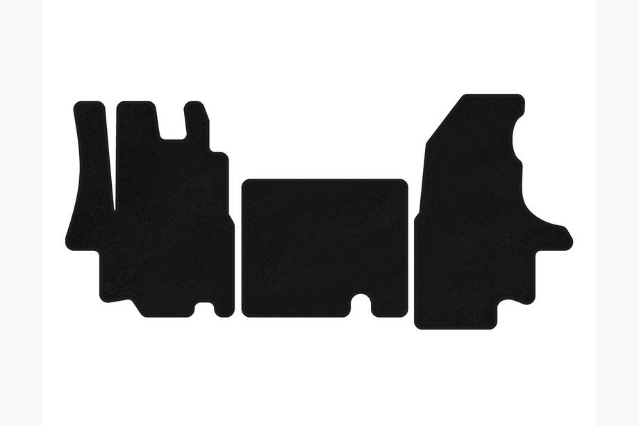 Opel Movano 2004-2010 гг. Текстильные коврики Premium (черные) Image