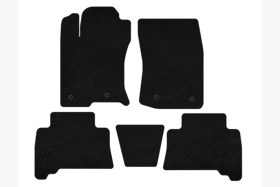 Toyota 4Runner 2009-2024 гг. Текстильные коврики Premium (2009-2014, Черный) Image