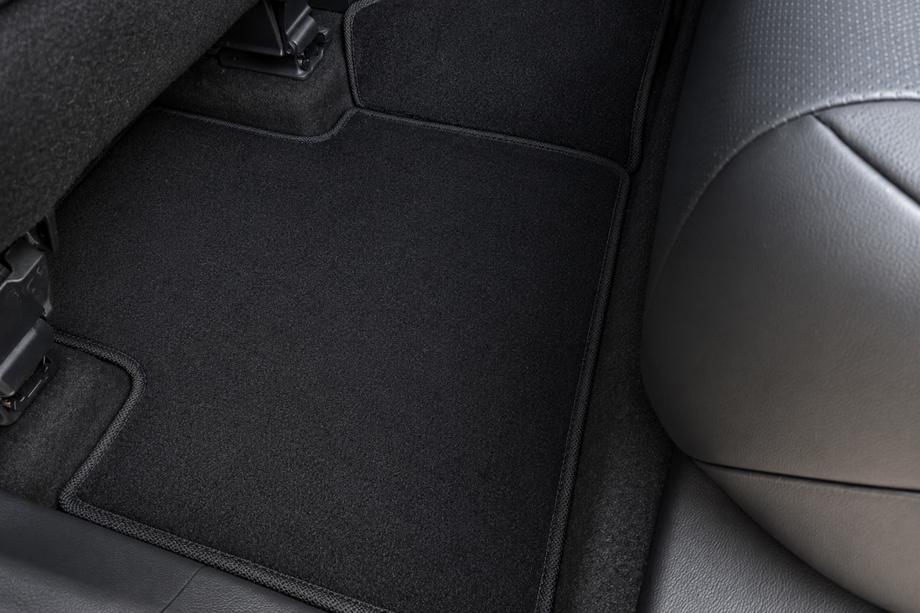 Toyota Rav 4 2019–2025 гг. Текстильные коврики Premium (Черный) Фото 2