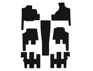 Chrysler Voyager 2001-2007 гг. Текстильные коврики Classic (для Grand Voyager, черные) фото 1