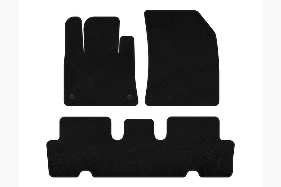 Citroen C-4 Picasso 2013-2022 гг. Текстильные коврики Classic V1 (2 ряда, черный) Image