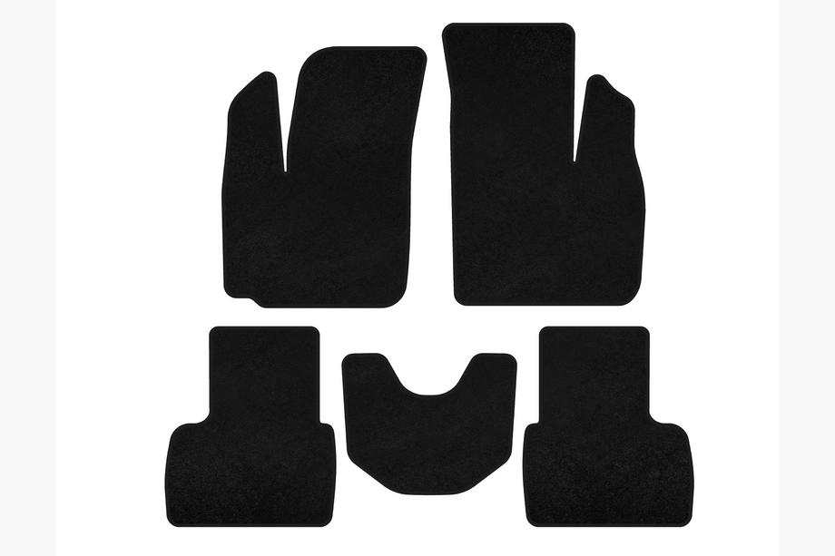 Fiat Doblo I 2001-2005 гг. Текстильные коврики Classic (Черный) Image