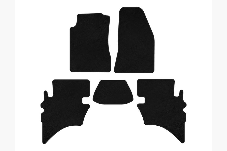 Ford Ranger 2002-2006 гг. Текстильные коврики Classic (Черный) Image