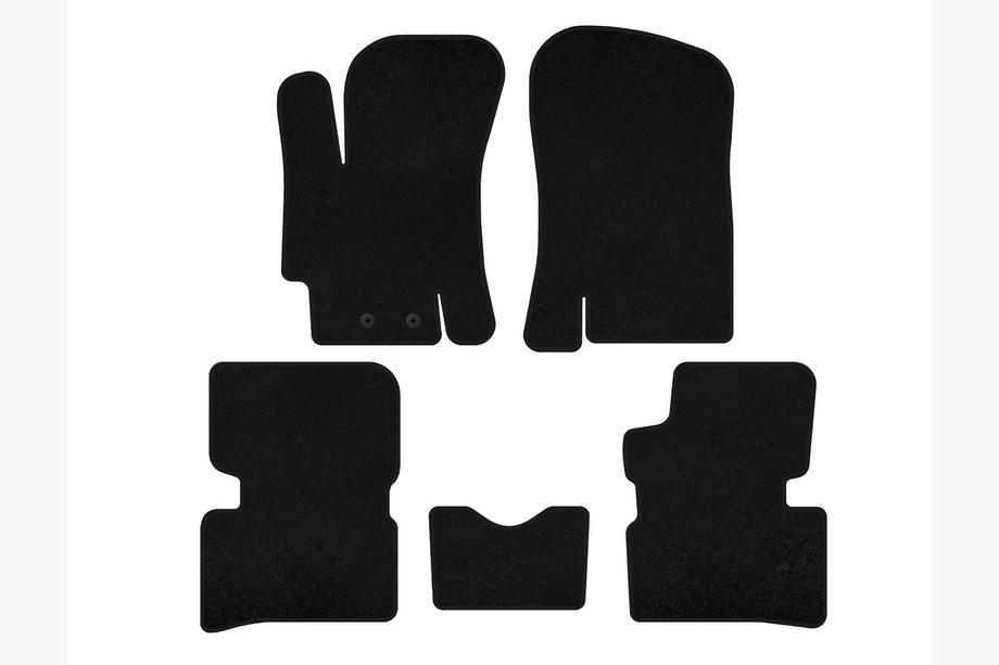 Hyundai Accent 2006-2010 гг. Текстильные коврики Classic (SD, Черный) Image