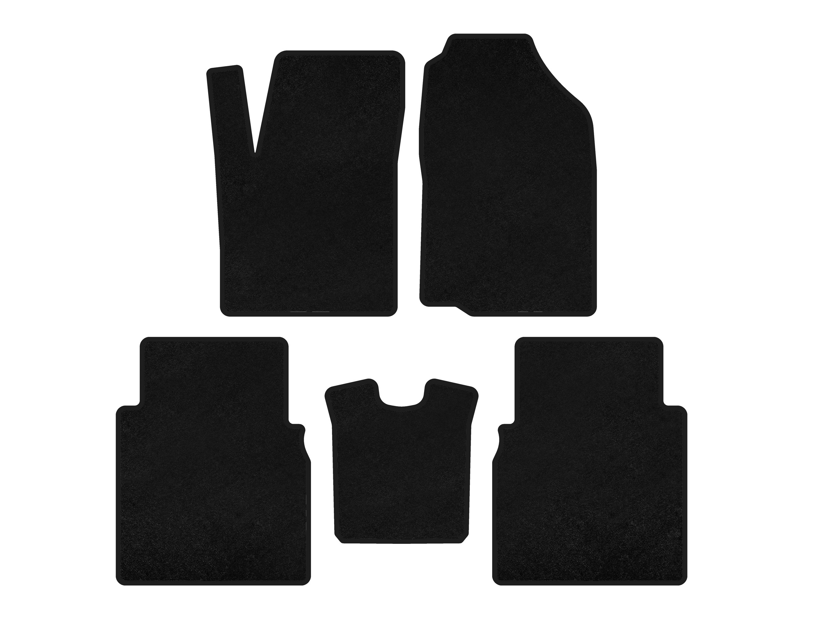 Килимки текстильні Classic (чорні) для JAC J6 2011-2019 рр - фото 1