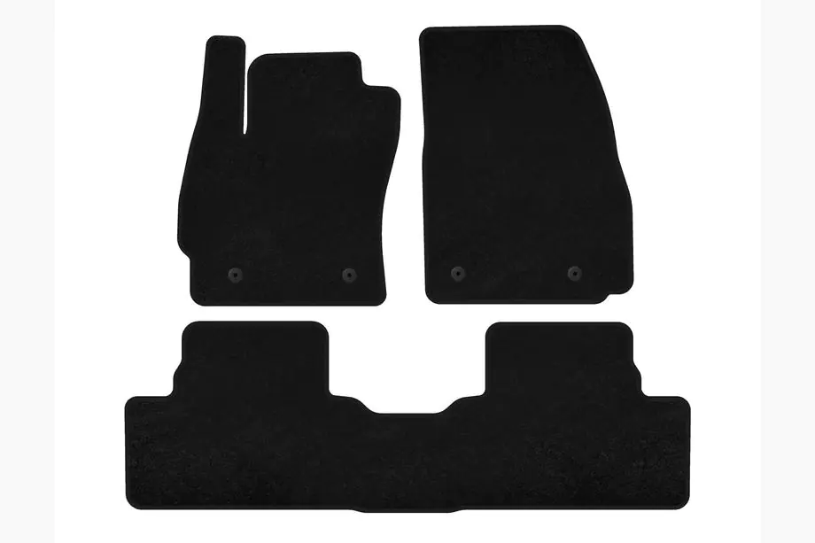 Mazda 5 2010-2018 гг. Текстильные коврики Classic (2 ряда, черные) Image