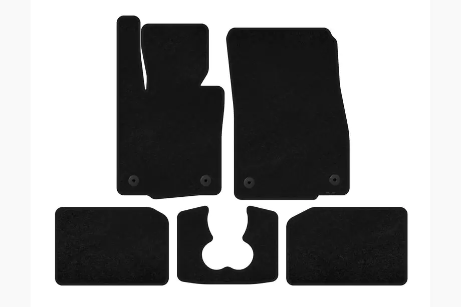 Mini Cooper F55/56/57 2014-2023 гг. Текстильные коврики Classic (для S F55, 5-дверный, Черный) Фото 1