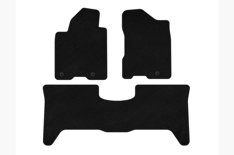 Nissan Armada 2003-2015 гг. Текстильные коврики Classic (2 ряда, 2003-2008, Черный) Image