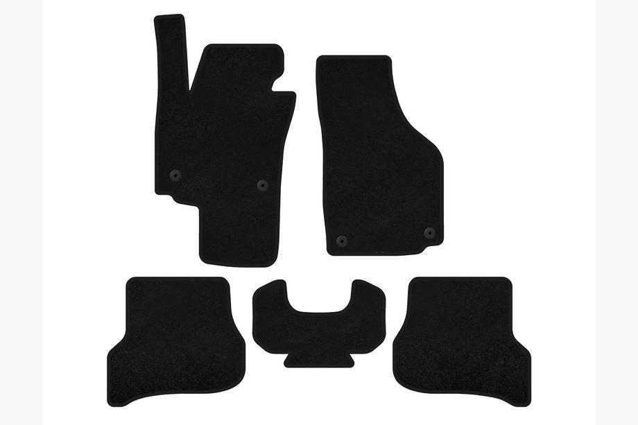 Seat Altea 2004-2015 гг. Текстильные коврики Classic (Черный) Image