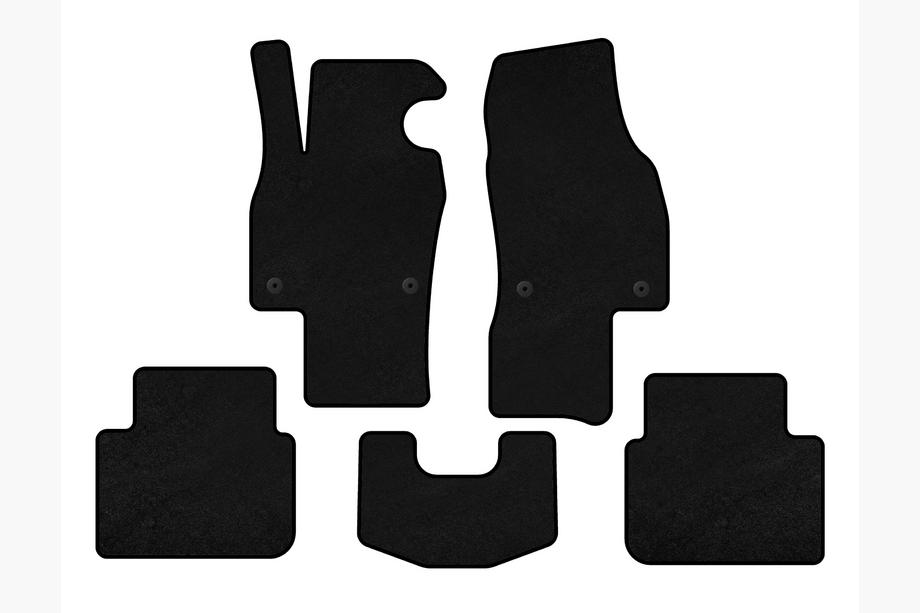 Skoda Scala 2018- гг. Текстильные коврики Classic (HB, Черный) Image