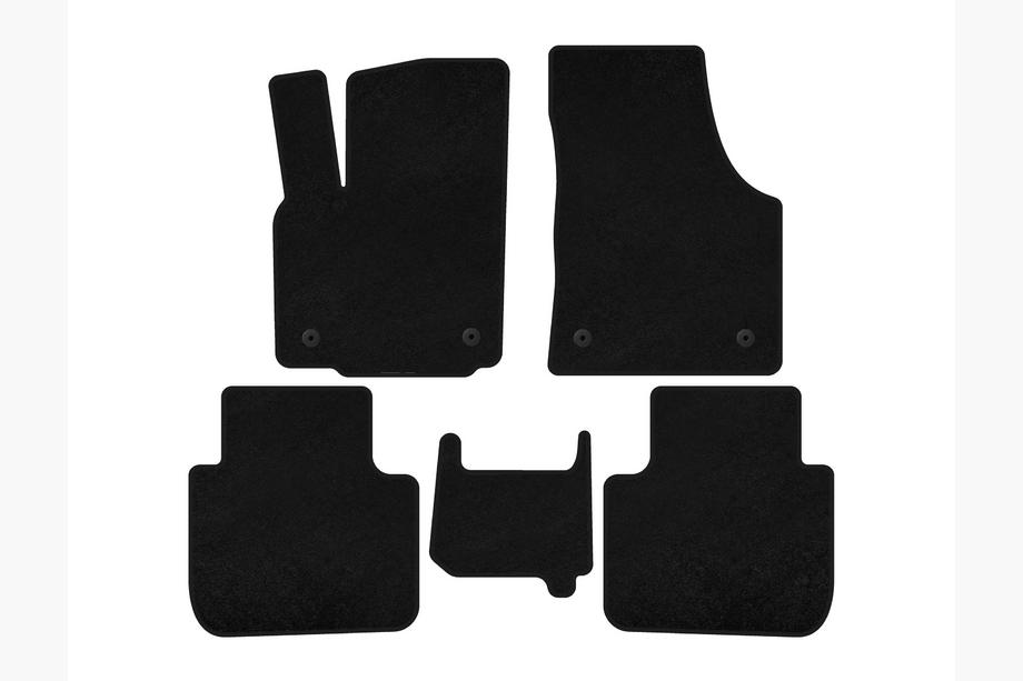 Текстильные коврики Classic (2 ряда, 7-местный, Черный) Image