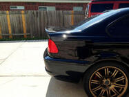 BMW 3 серия E46 1998-2006 гг. Спойлер крышки багажника Карбон V2 (Coupe) фото 4