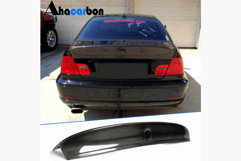 BMW 3 серия E46 1998-2006 гг. Спойлер крышки багажника Карбон V2 (Coupe) Image