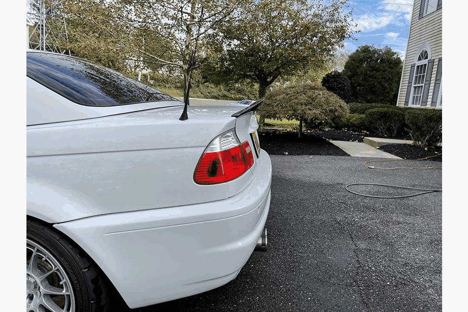 BMW 3 серия E46 1998-2006 гг. Спойлер M4-Style (для Coupe, карбон) Фото 3