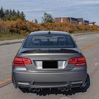 Спойлер крышки багажника FRP V1 (SD) BMW 3 серия E90/E91 2005-2011 гг. фото 2