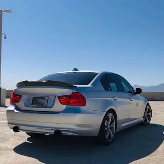 Спойлер крышки багажника FRP V1 (SD) BMW 3 серия E90/E91 2005-2011 гг. фото 3