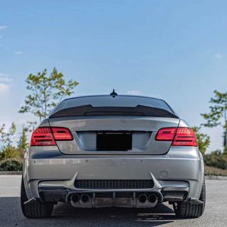 Спойлер крышки багажника FRP V1 (SD) BMW 3 серия E90/E91 2005-2011 гг. фото 4