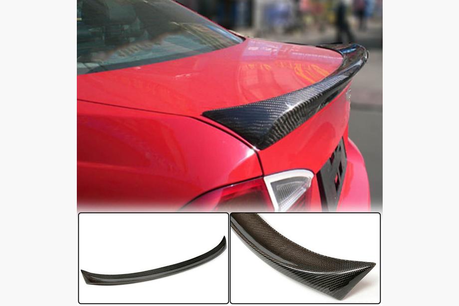BMW 3 серия E90/E91 2005-2011 гг. Спойлер P-Style (для E90, Карбон) Image
