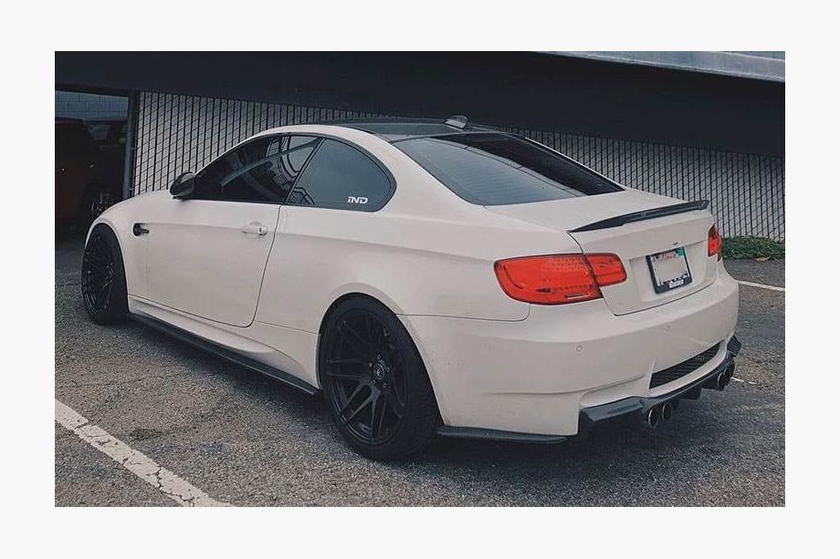 BMW 3 серия E90/E91 2005-2011 гг. Задний спойлер багажника FRP V7 (Coupe) Фото 6