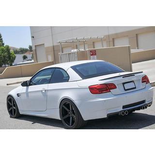 Спойлер крышки багажника Carbon V2 (Кабриолет) BMW 3 серия E90/E91 2005-2011 гг. фото 3