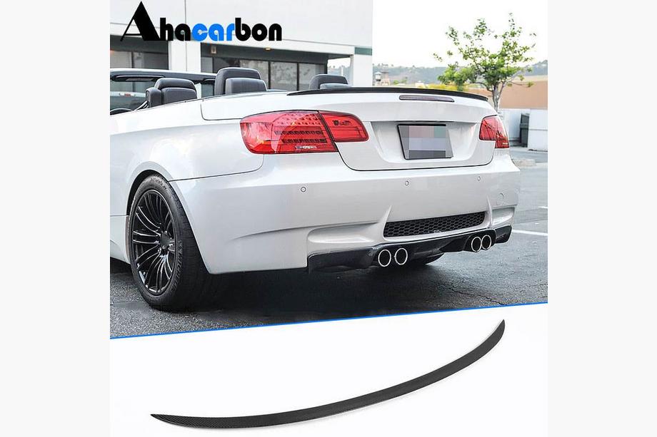 BMW 3 серия E90/E91 2005-2011 гг. Спойлер крышки багажника Carbon V2 (Кабриолет) Image
