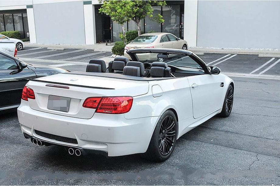 BMW 3 серия E90/E91 2005-2011 гг. Спойлер крышки багажника Carbon V2 (Кабриолет) Фото 4