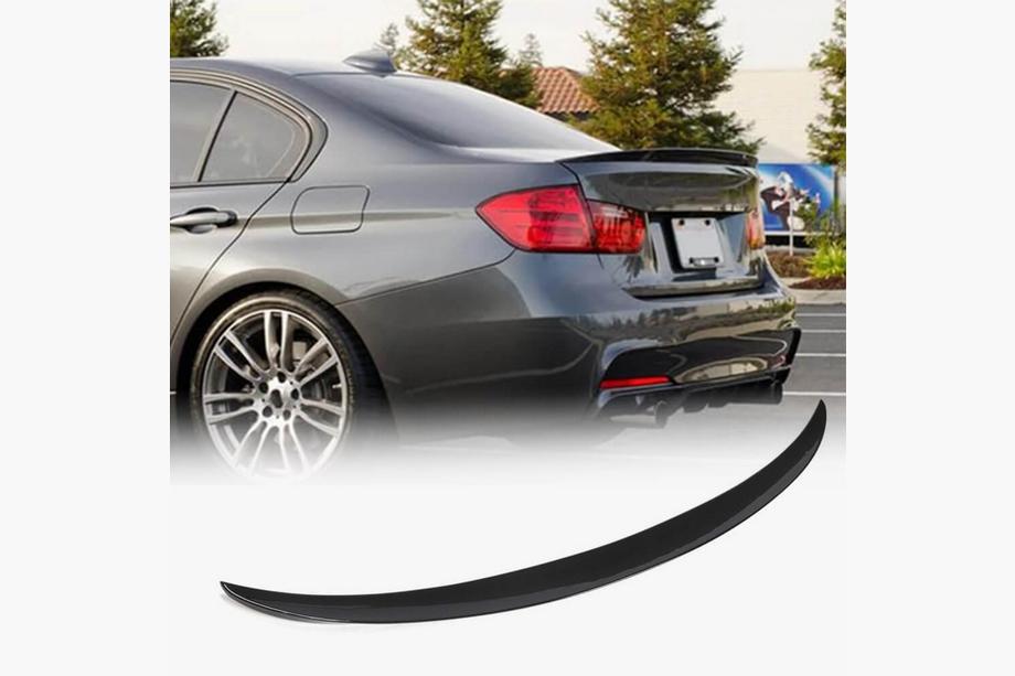 BMW 3 серия F30/F31 2012-2019 гг. Спойлер крышки багажника Черный Глянец ABS (SD) Image
