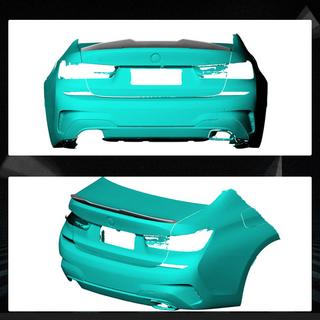 Спойлер PSM-Style V4 (для G20/G80, Карбон) фото 3