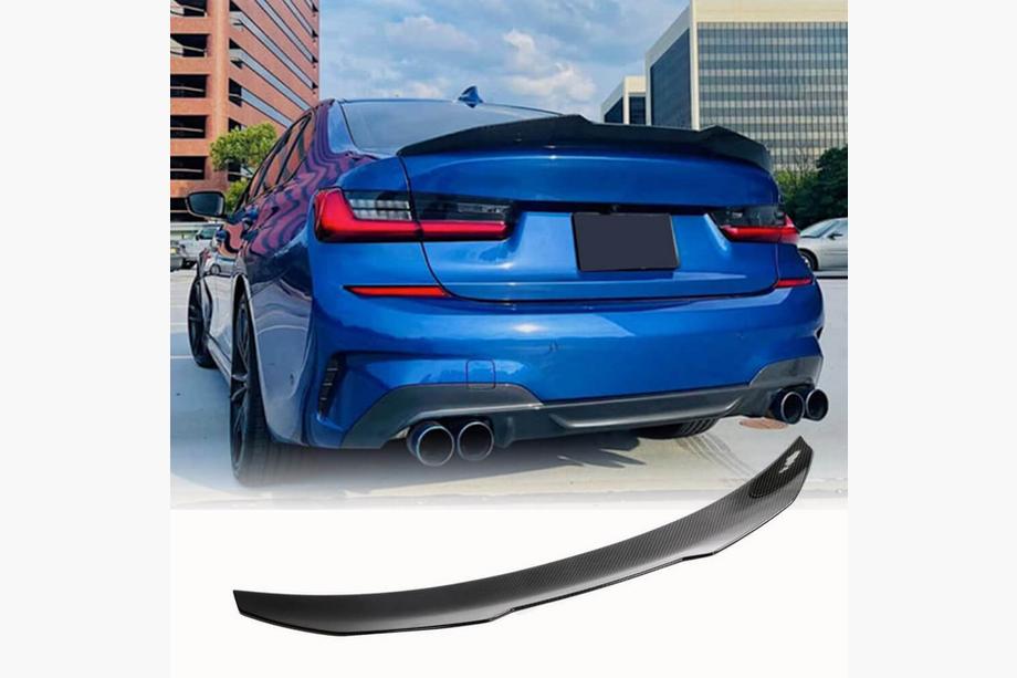 BMW 3 серия G20/G21 2018- гг. Спойлер крышки багажника Сухой карбон V10 (SD) Image