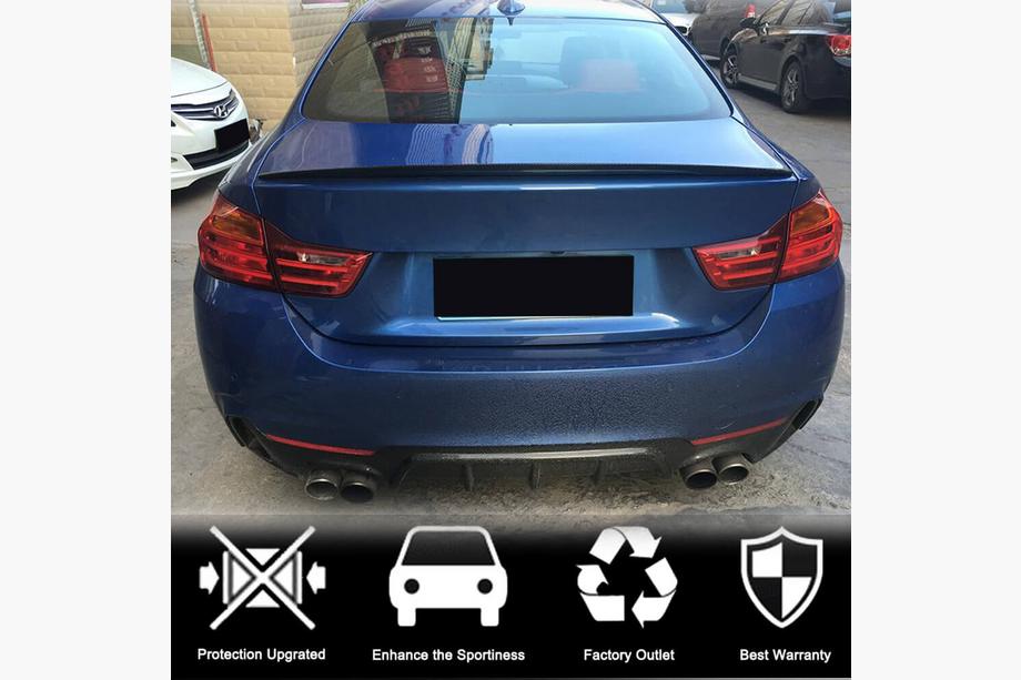 BMW 4 серия F32/F33/F36 2012-2020 гг. Спойлер крышки багажника FRP V9 (Coupe) Image