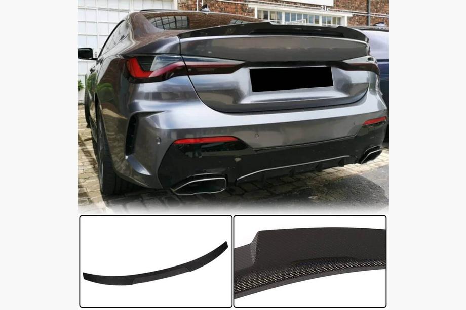 BMW 4 серия G22/23/26 2020- гг. Спойлер крышки багажника Карбон V9 (Coupe) Image