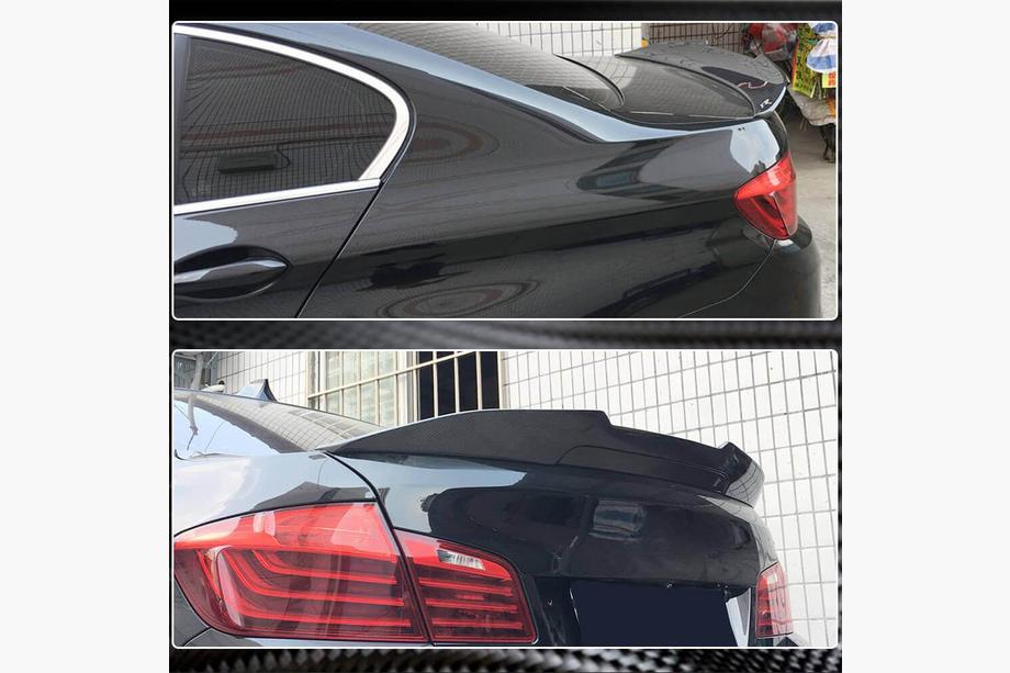 BMW 5 серия F10/F11 2010–2016 гг. Спойлер крышки багажника Карбон V5 (SD) Фото 4