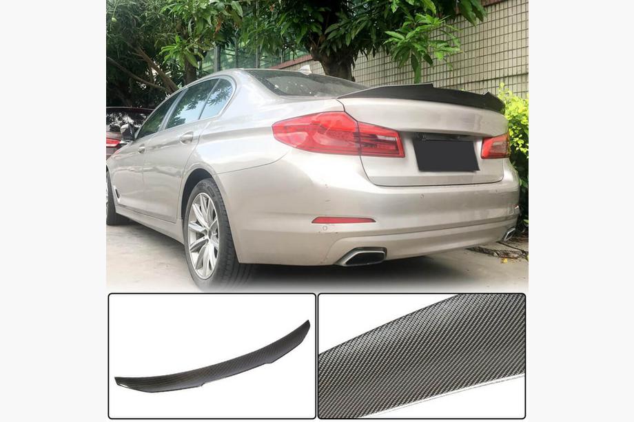 BMW 5 серия G30/G31 2017-2023 гг. Спойлер крышки багажника Карбон V5 (SD) Image