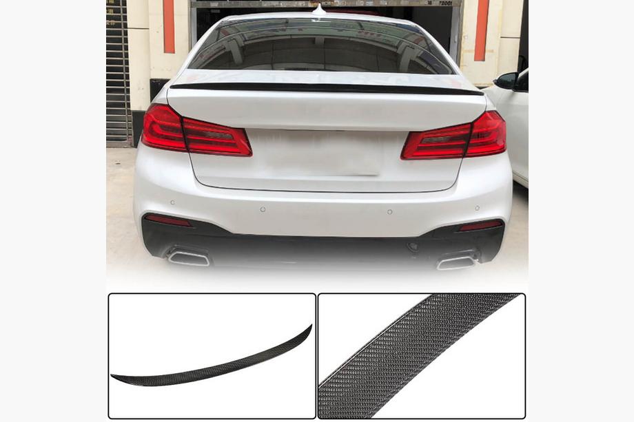 BMW 5 Series G30 F90 M5 2017-2023 Спойлер крышки багажника Карбон V8 (SD) Image