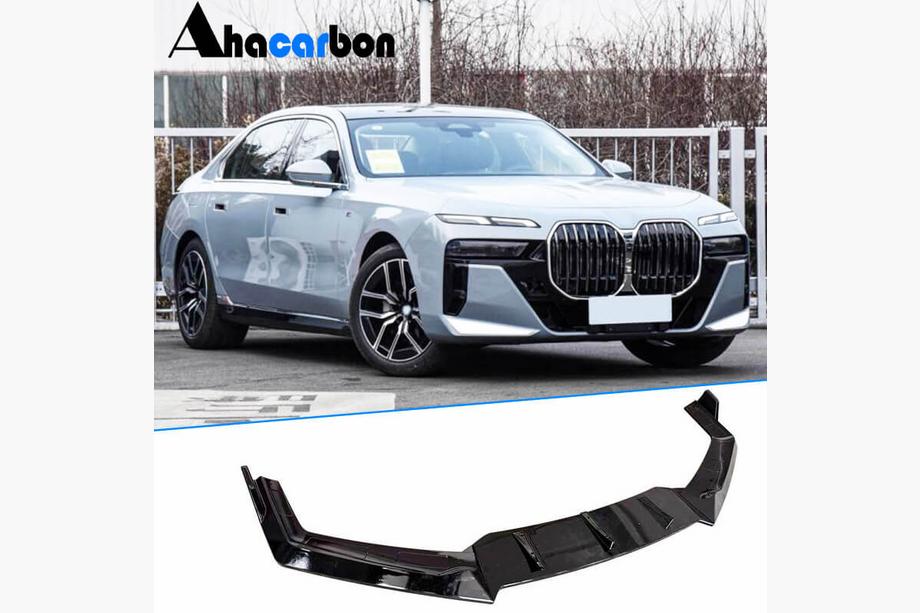 BMW 7 серия G70/G71 2022- гг. Задний Спойлер Багажника Черный Глянец ABS (Комплект 3 шт.) Image