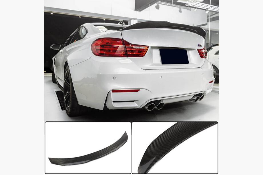 BMW 4 серия F32/F33/F36 2012-2020 гг. Спойлер крышки багажника Карбон V7 (для F82) Image