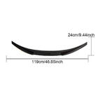 BMW 4 серия F32/F33/F36 2012-2020 гг. Спойлер M4-Style V1 (для F82, Карбон) фото 5