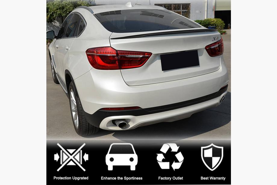 BMW X6 F16 2014-2019 гг. Спойлер крышки багажника Карбон V1 Фото 2