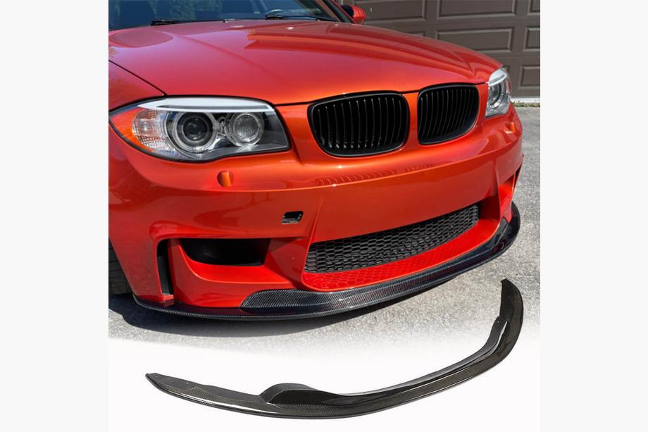 BMW 1 серия E81/E82/E87/E88 2004-2011 гг. Передний бампер Лип V1 для 1M E82, Карбон Фото 1