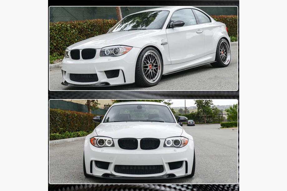 BMW 1 серия E81/E82/E87/E88 2004-2011 гг. Передний бампер Лип V1 для 1M E82, Карбон Фото 6